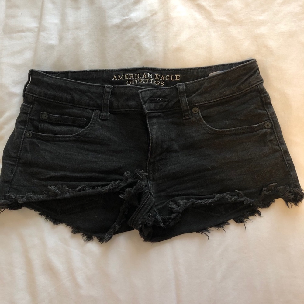 American Eagle Black Jean shorts